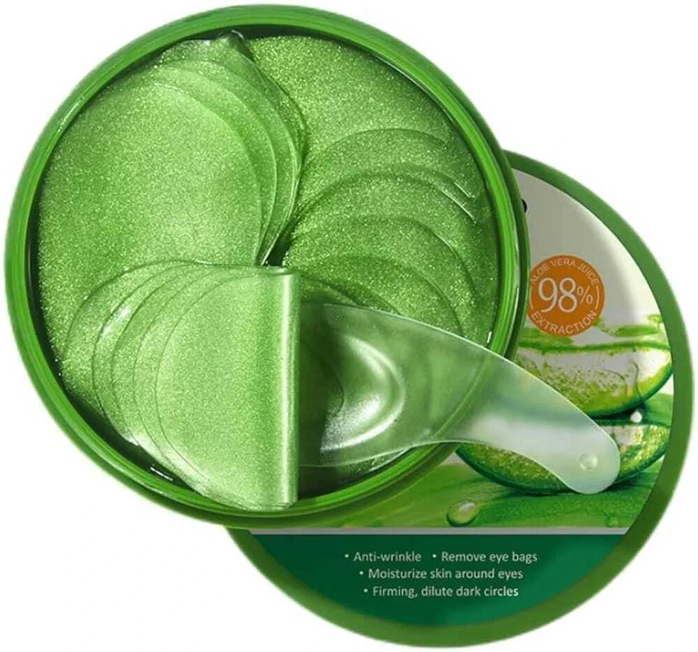 Busy Beauty Seaweed Hydrogel Under Eye Patches for Dark Circles & Hydration | Women & Men (60 ml)